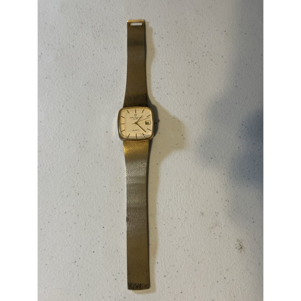 vintage jules‎ jurgensen mens watch quartz Parts Only